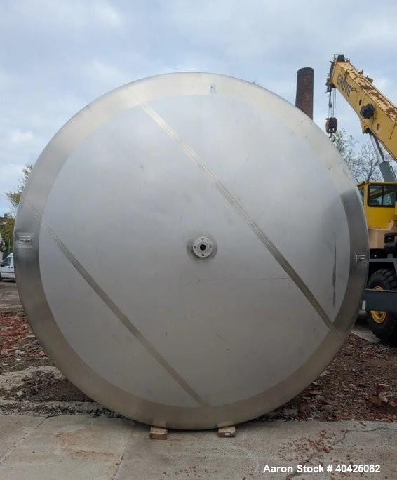 Used ICCNW 6,800 Gallon 304 SS Mixing Tank – Single-Wall, 5 HP Agitator, Load Cells (TK 215)