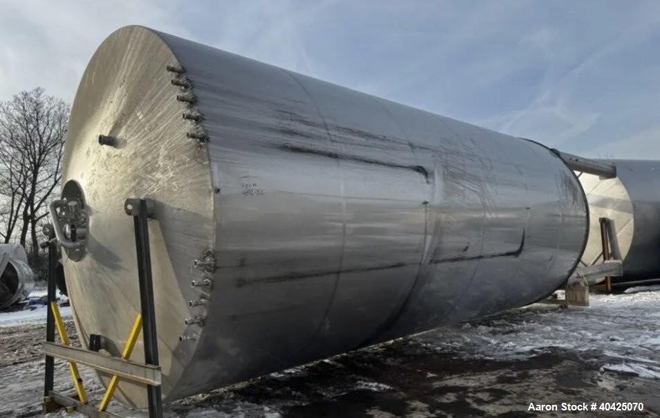 Used Rolec 31,372 Gallon Jacketed Stainless Steel Tank – Brewery Fermentation Vessel with Deep Cone Bottom