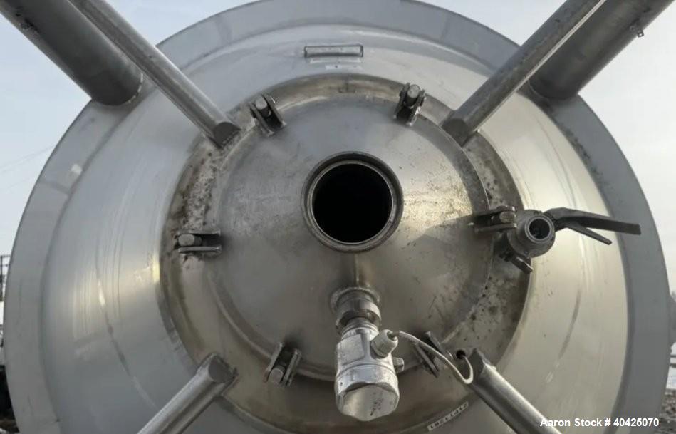 Used Rolec 31,372 Gallon Jacketed Stainless Steel Tank – Brewery Fermentation Vessel with Deep Cone Bottom