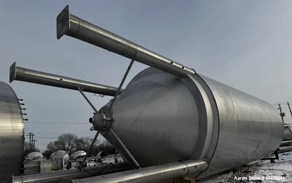 Used Rolec 31,372 Gallon Jacketed Fermentation Tank – 55° Cone Bottom Brewery Vessel (2013)