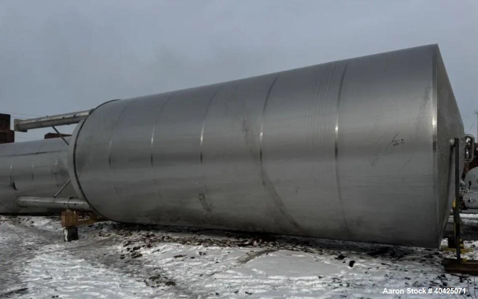 Used Rolec 31,372 Gallon Jacketed Fermentation Tank – 55° Cone Bottom Brewery Vessel (2013)