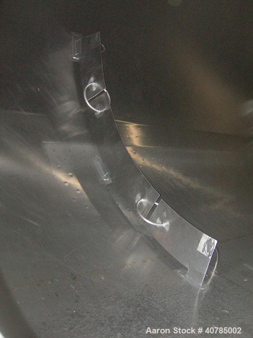 Used DCI Storage Tank, 10,000 gallon capacity, 316L stainless steel, horizontal. 120" inside diameter x 204" straight side, dished heads. Bottom 1/3 dimple jacket rated 62 psi @ 250 degrees F. Insula...