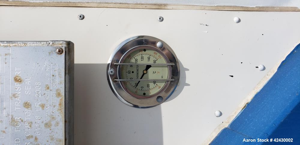 Used CMCI 25,000 Liter (6583 Gallon) Stainless Steel Insulated Tank