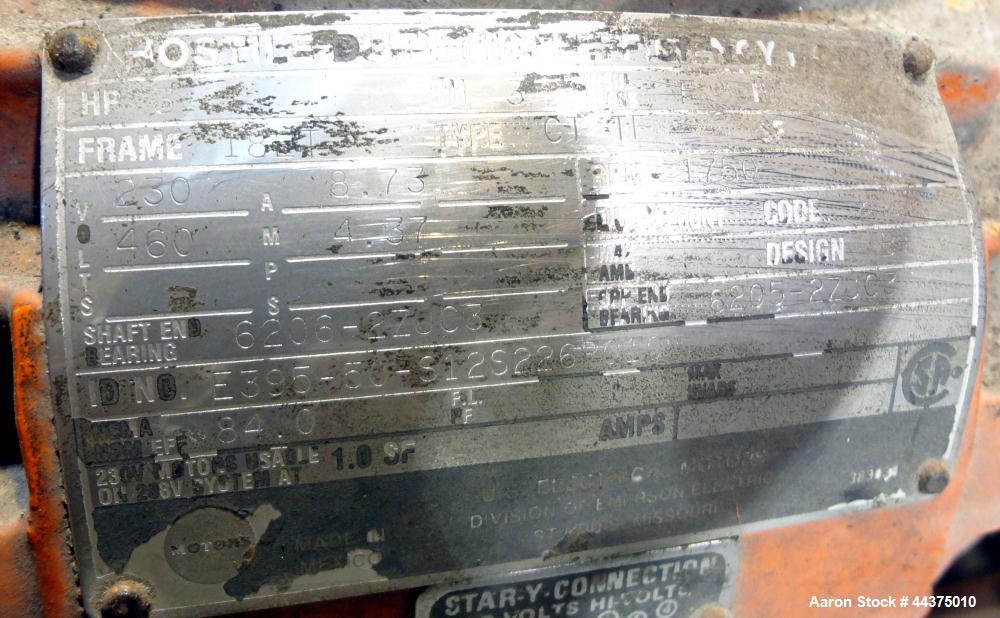 Used Tank, 5000 Gallon, 316 Stainless Steel, Vertical. Approximate 108" diameter x 126" straight side, flat top, coned bottom. Fixed carbon steel agitator bridge, approximate 1/5 top opening with cov...