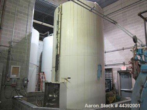 Used Dairy Craft 7000 gallon silo tank, s/n 11056-3, small ripple in top corner of interior