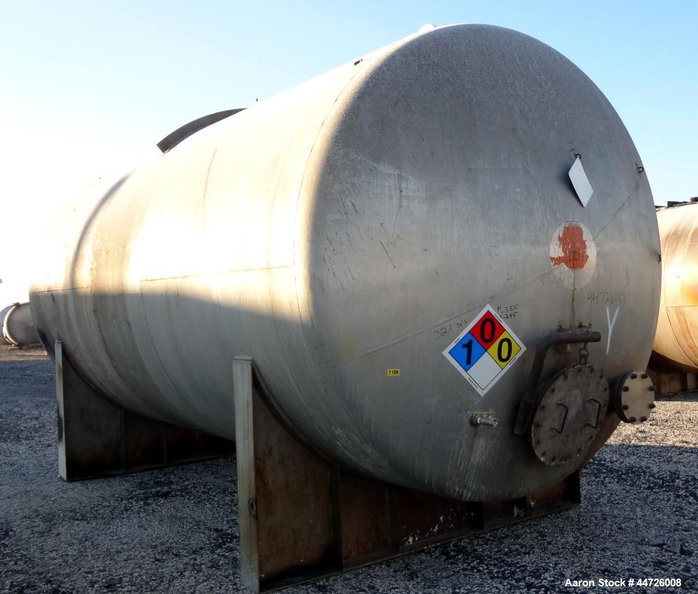 Used 13,000 Gallon Stainless Steel Tank, Model 2 HTA-3