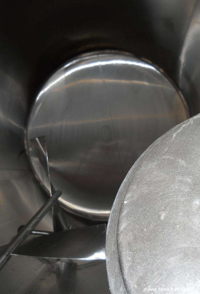 Used Dairy Tank, 6,000 Gallon, stainless steel, 8' diameter x 16' long, horizontal, dished heads, insulated.