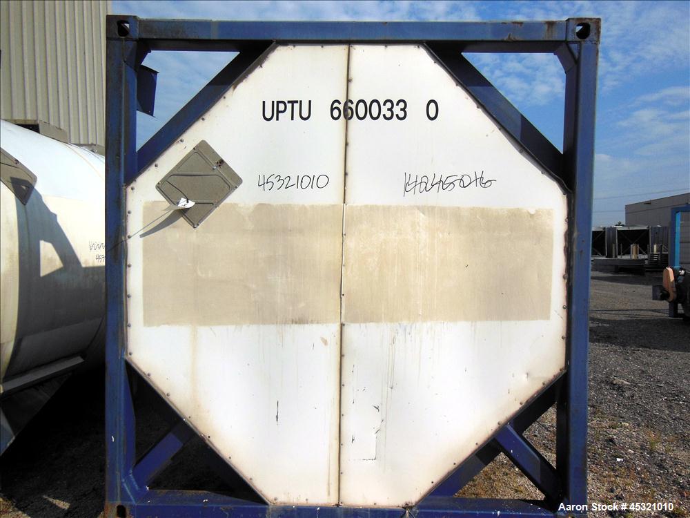 Used 6600 Gallon Stainless Steel Single Compartment Insulated ISO Tank Container