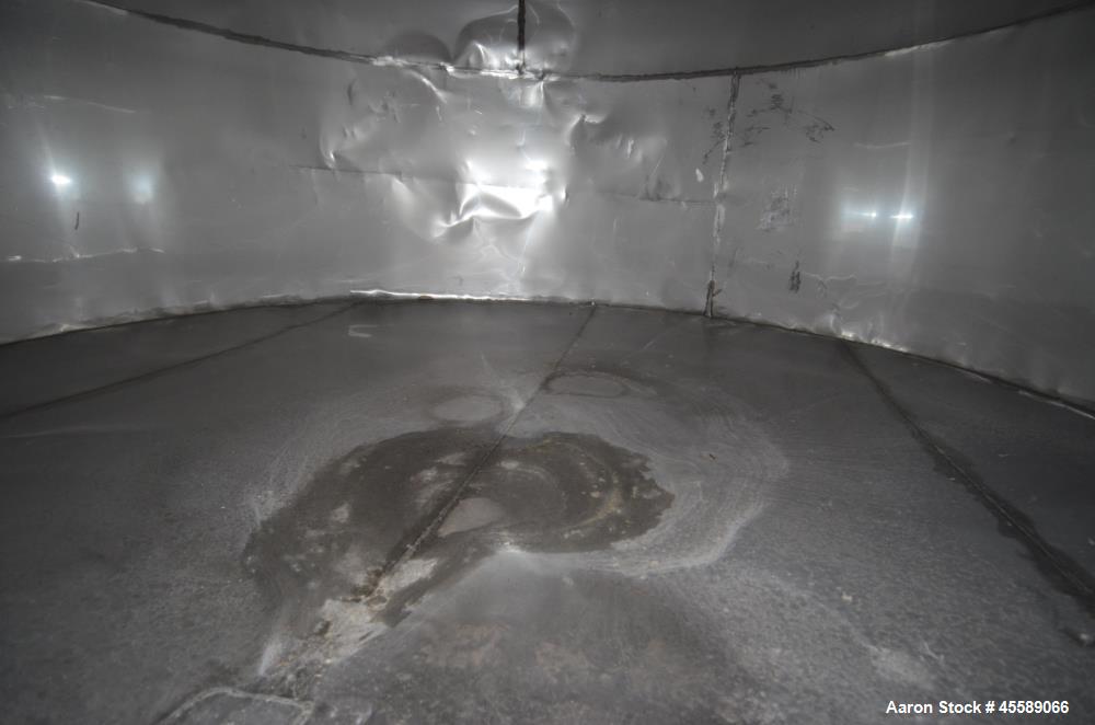 Used 7250 Gallon Stainless Steel Vertical Tank