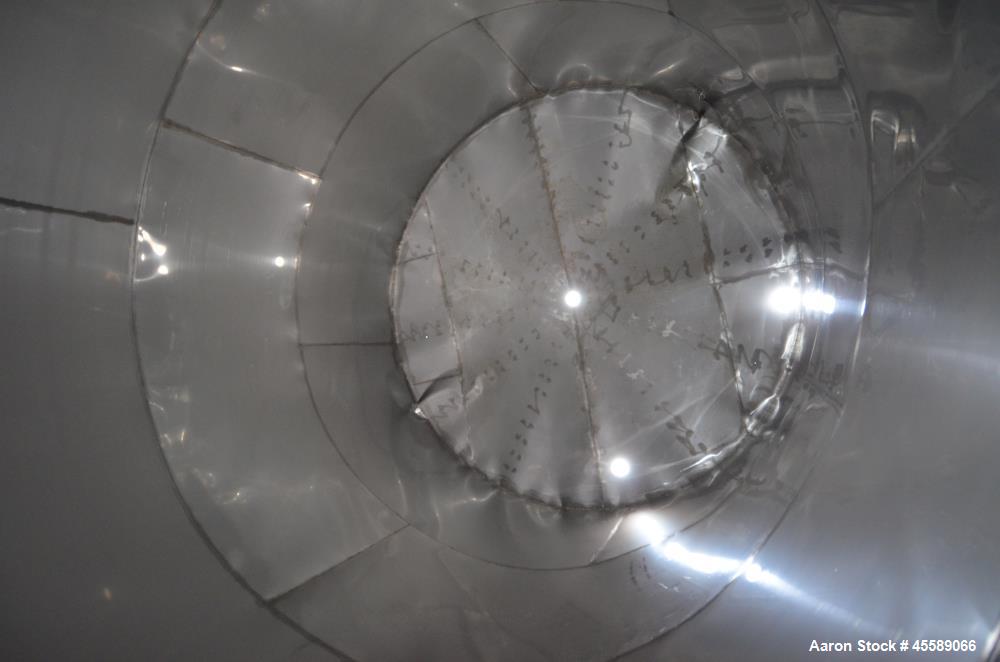 Used 7250 Gallon Stainless Steel Vertical Tank