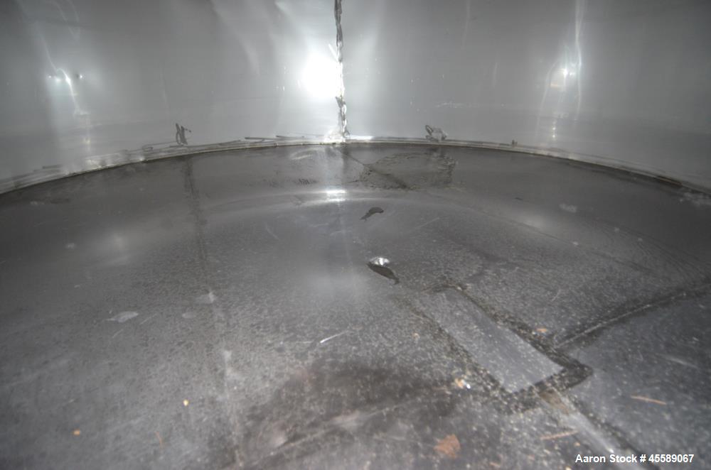 Used 7250 Gallon Stainless Steel Vertical Tank