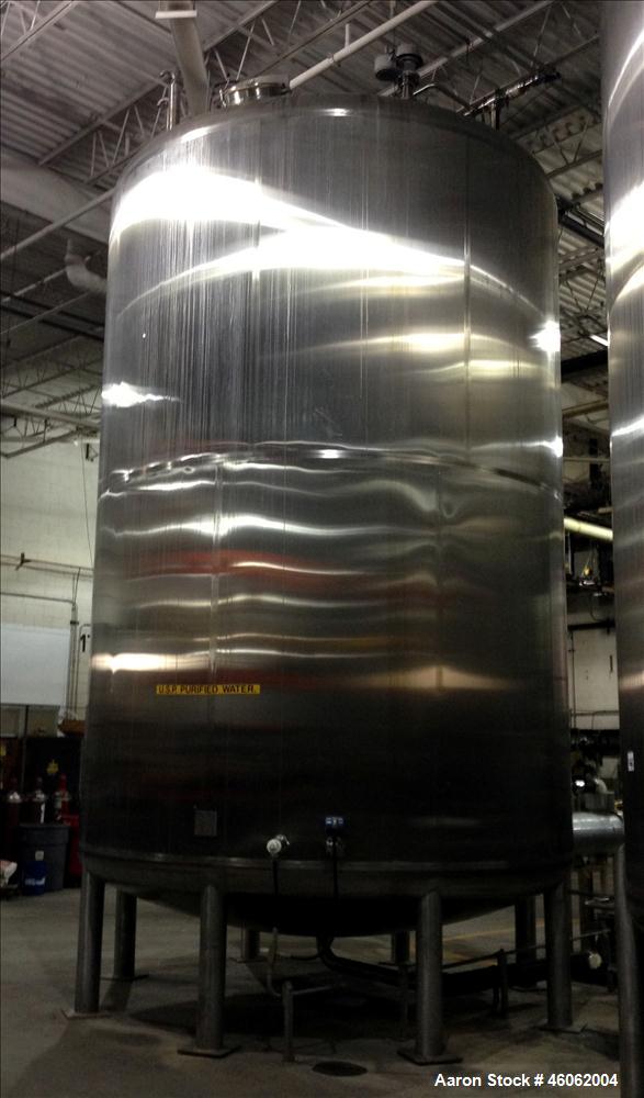 Used- Inox-Tech, Inc. 15,000 Gallon Stainless Steel Storage Tank