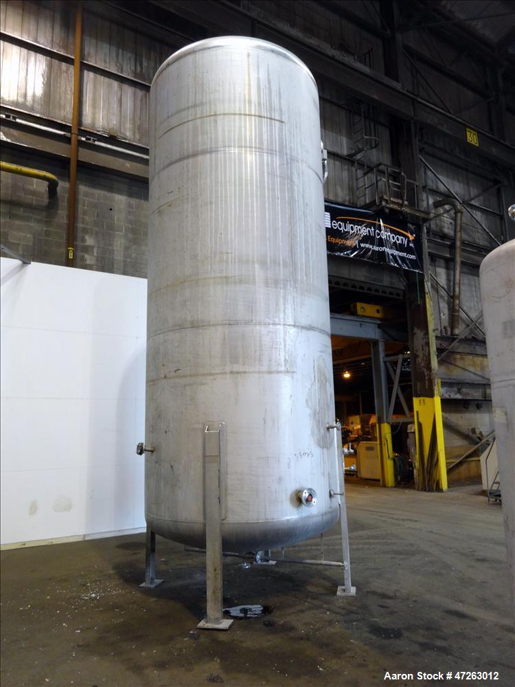Used 6,000 Gallon Vertical Stainless Steel Tank