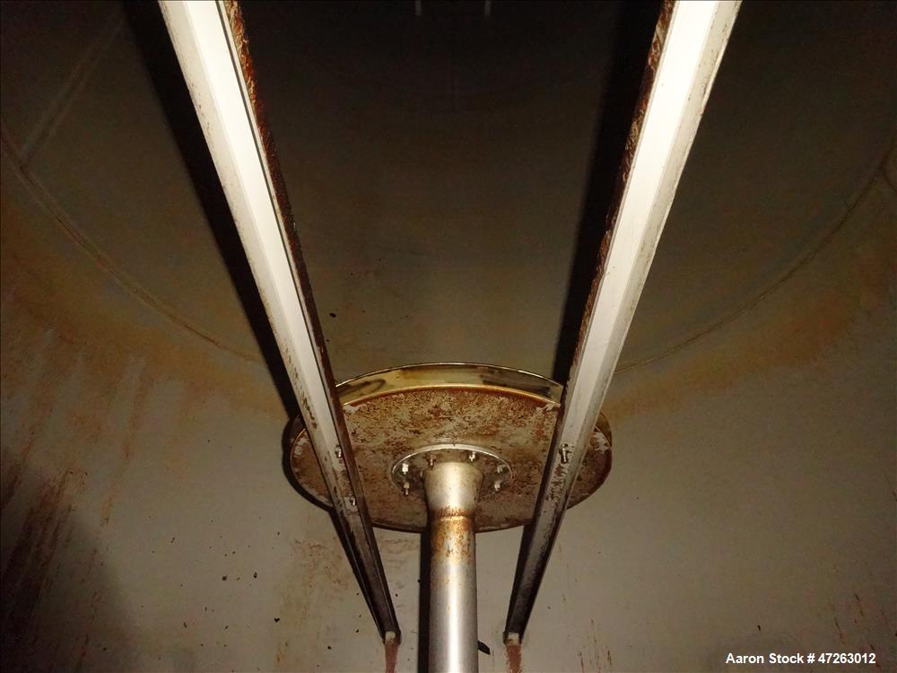 Used 6,000 Gallon Vertical Stainless Steel Tank