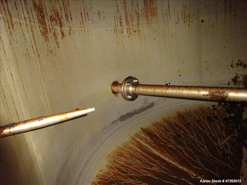 Used 6,000 Gallon Vertical Stainless Steel Tank