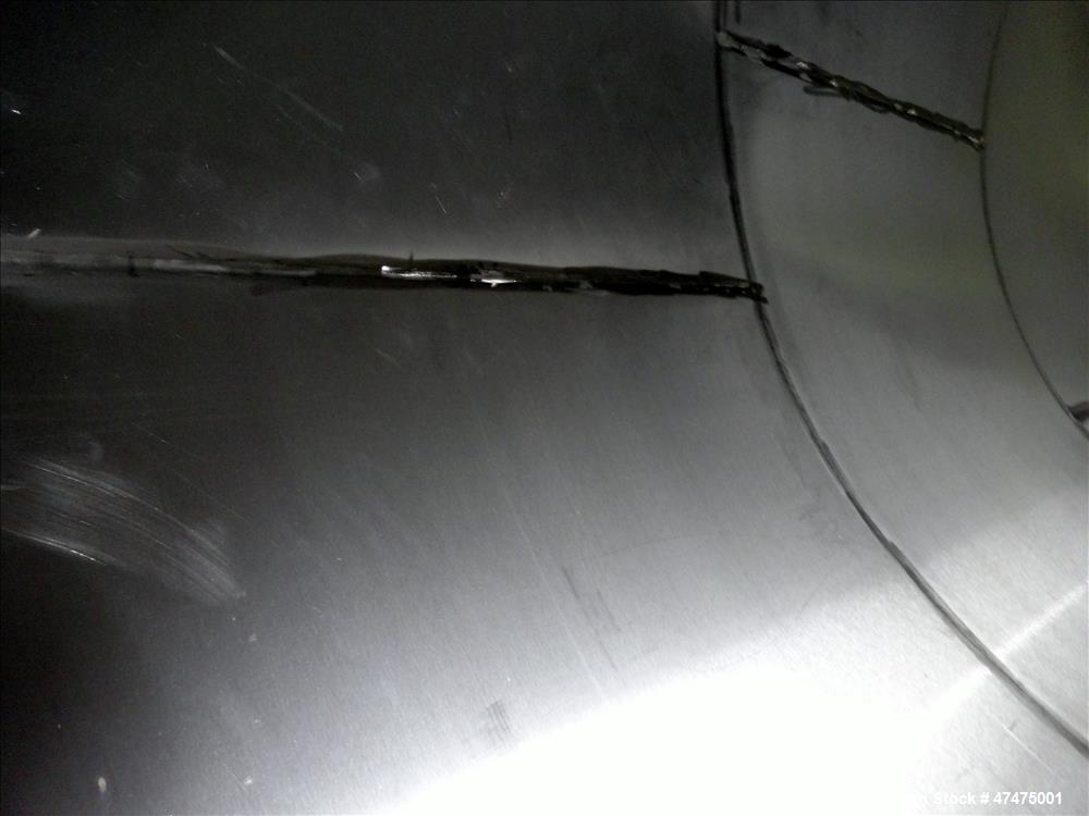 Used Tank, 6000 Gallon, 304 Stainless Steel, Horizontal.