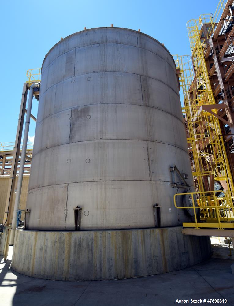 Unused- Great Basin lndustrial API 650 Standard Tank, 122,822 Gallon, 316 Stainless Steel. 28' Diameter x 28' straight side. Serial# C-11059-06, built 2011.