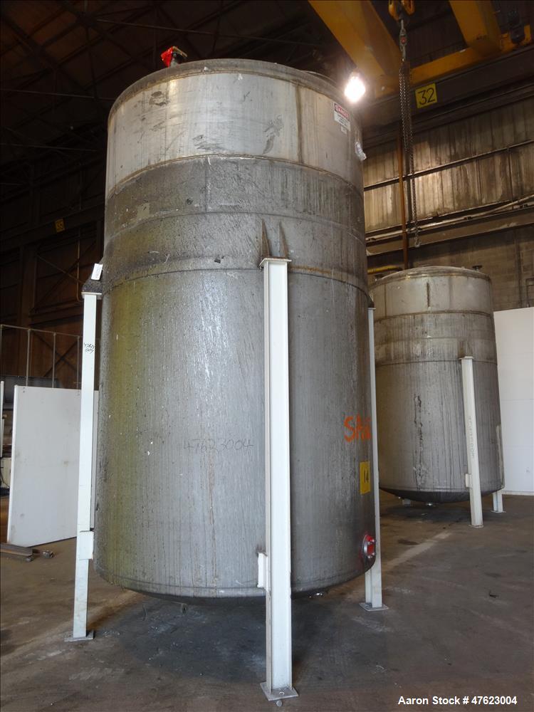 Used Tank, 5,500 Gallon, 304 Stainless Steel, Vertical