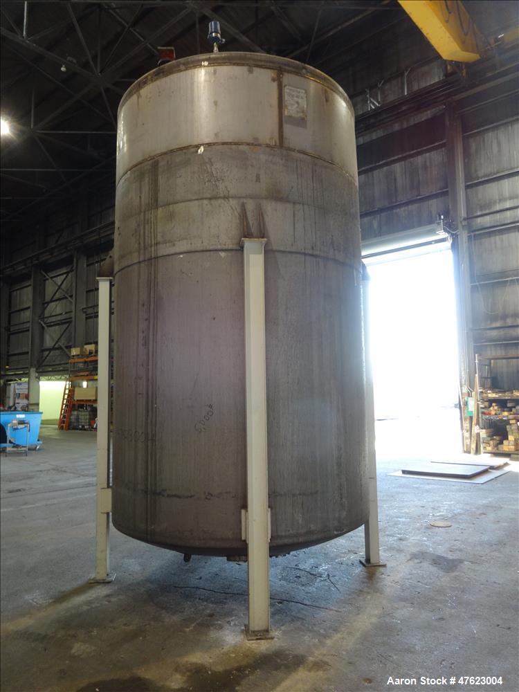 Used Tank, 5,500 Gallon, 304 Stainless Steel, Vertical