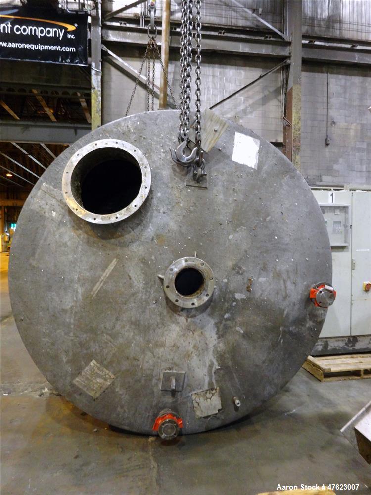 Used- Tank, Approximate 5,900 Gallon, 304 Stainless Steel, Vertical