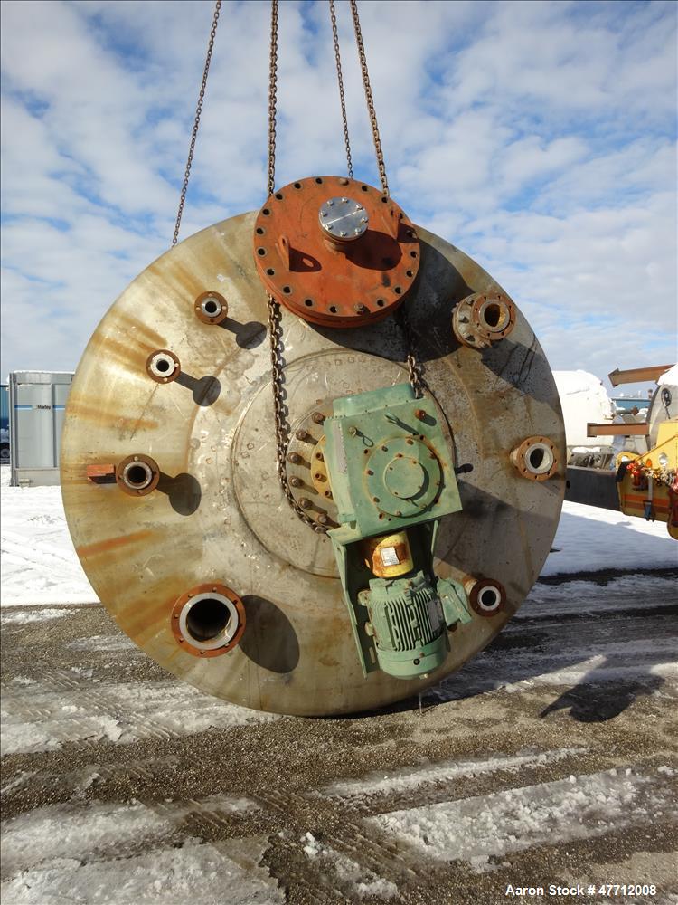 Used J. Russell Engineering Tank, Approximate 5,900 Gallon, 316 Stainless Steel
