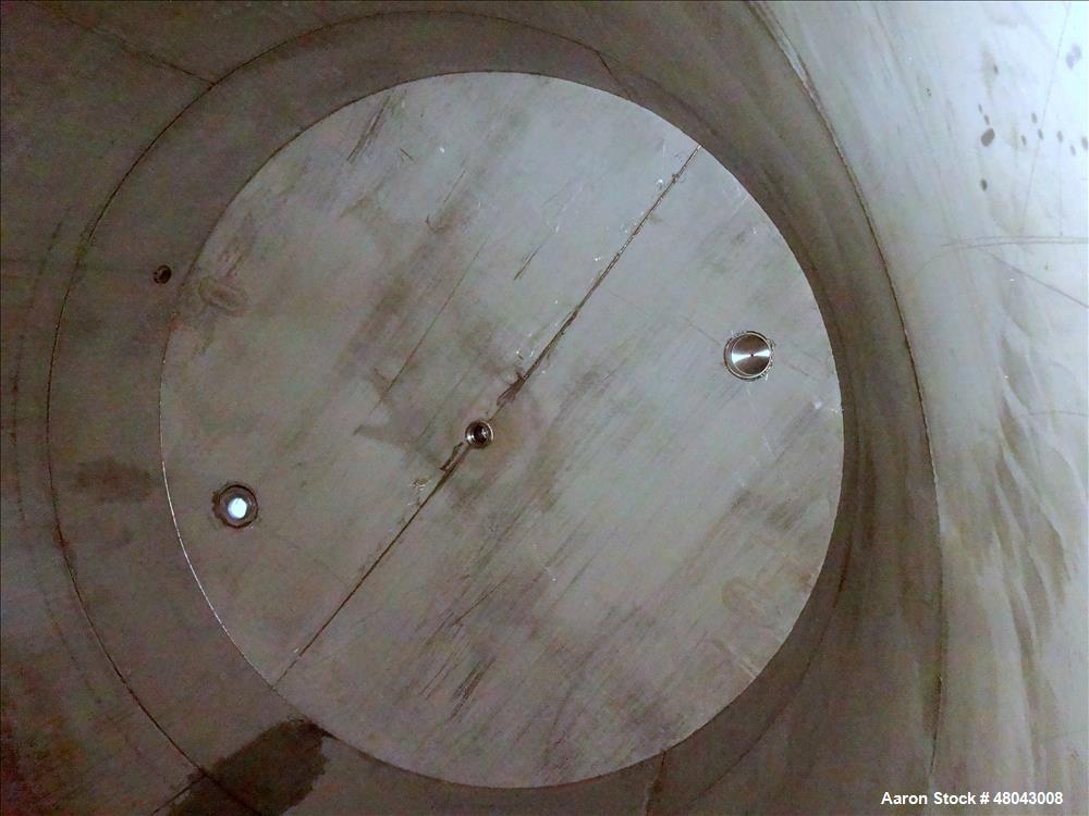Used Wm. D. Nichols inc. Storage Tank, 6,000 Gallon, 316 Stainless Steel, Verti