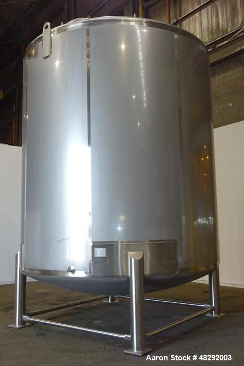 Unused- Feldmeier Food Grade Holding Tank, 12,500 Gallon, 304 Stainless Steel, V