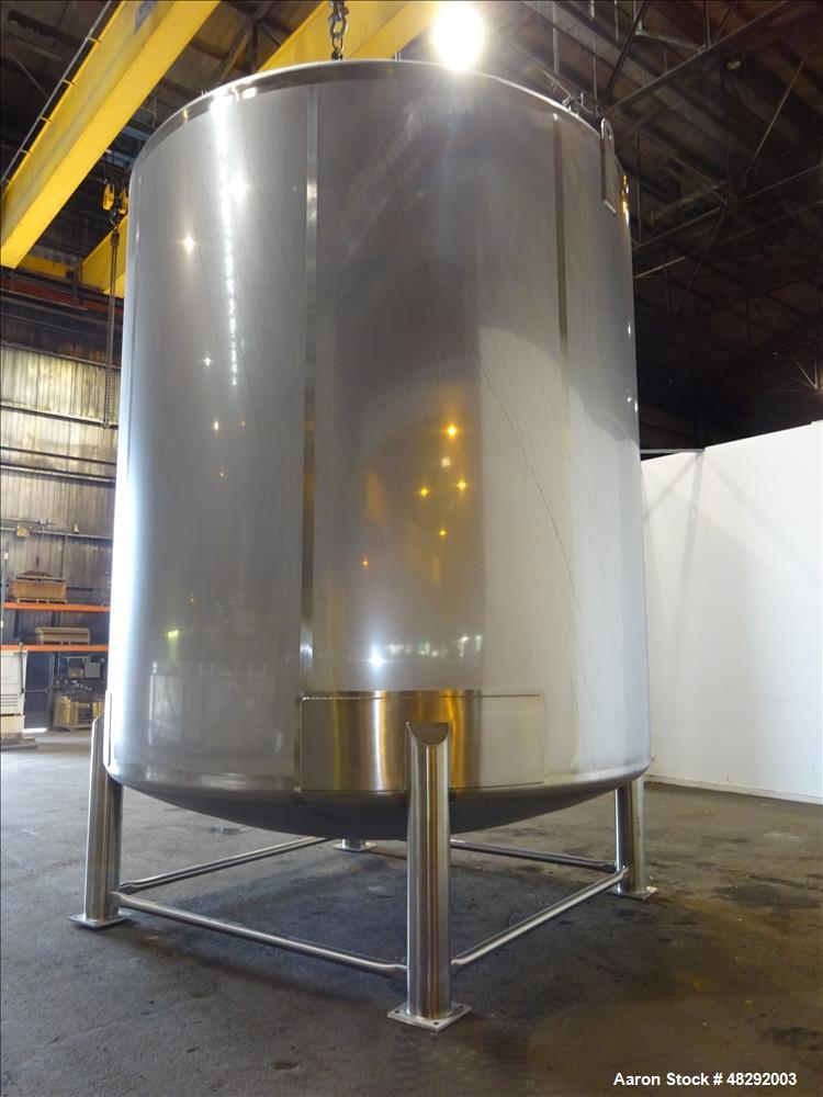 Unused- Feldmeier Food Grade Holding Tank, 12,500 Gallon, 304 Stainless Steel, V
