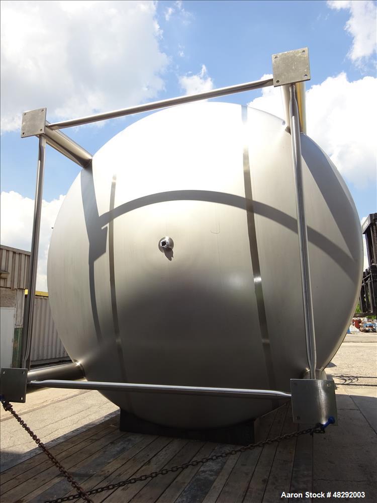 Unused- Feldmeier Food Grade Holding Tank, 12,500 Gallon, 304 Stainless Steel, V