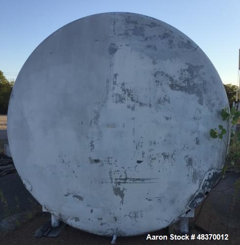 Used- 5,000 Gallon Milk Cooling & Storage, Horizontal, Stainless Steel Tank