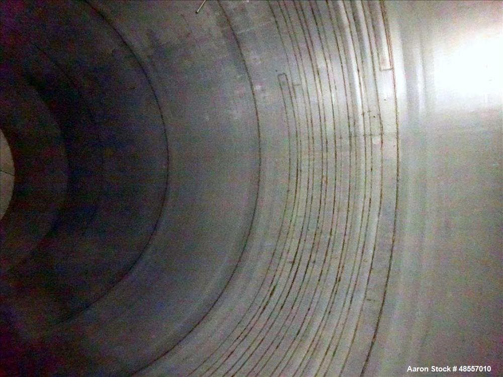 Used Tank, Approximately 25,000 Gallon, 304 Stainless Steel, Vertical.