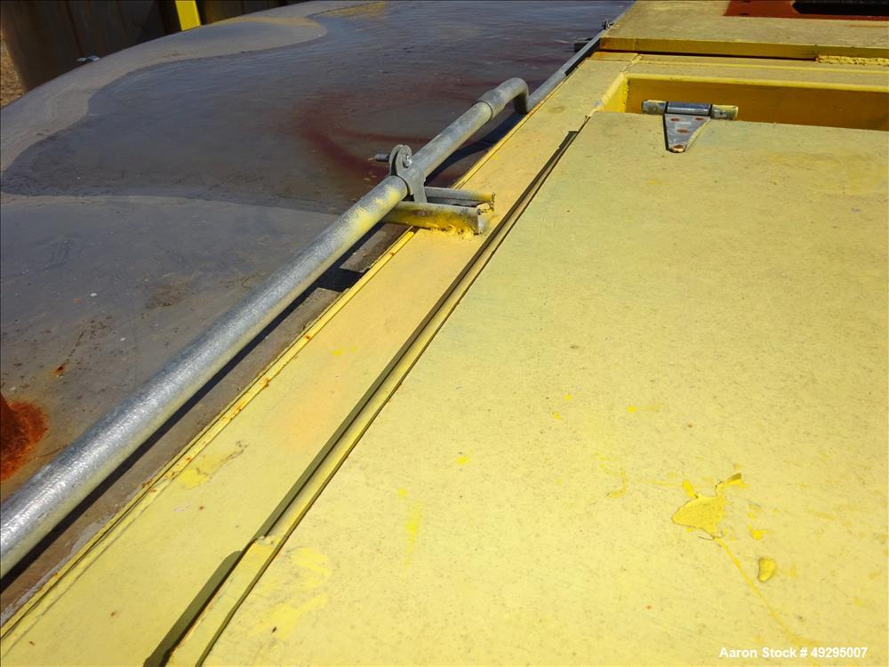 Used Mix Tank, Approximate 5,000 Gallon, Stainless Steel, Vertical.