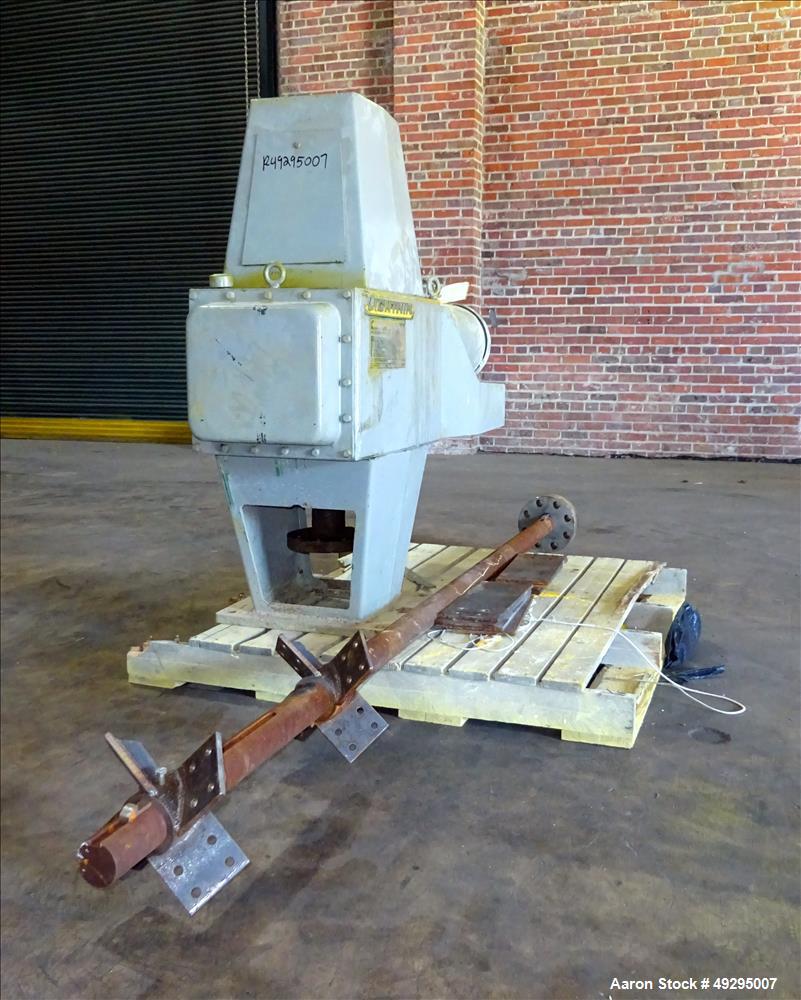 Used Mix Tank, Approximate 5,000 Gallon, Stainless Steel, Vertical.