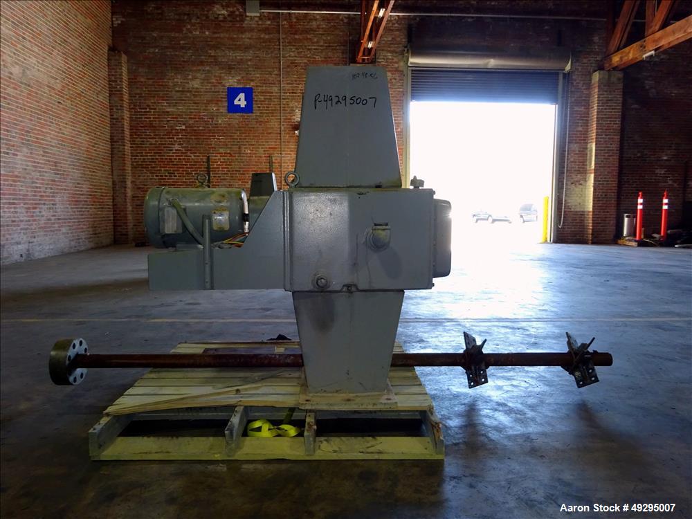 Used Mix Tank, Approximate 5,000 Gallon, Stainless Steel, Vertical.