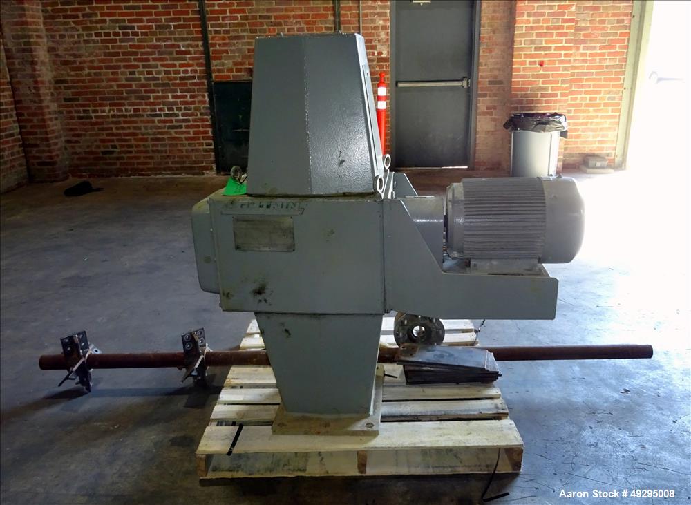 Used Mix Tank, Approximate 5,000 Gallon, Stainless Steel, Vertical.