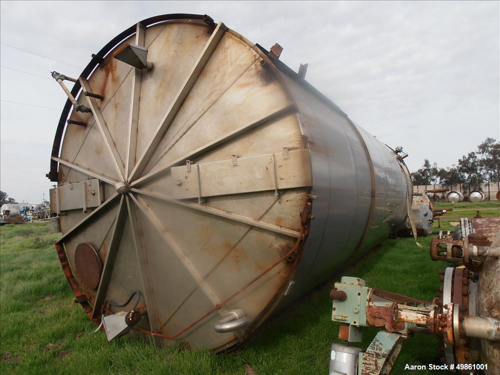 Used- Stainless Steel 25,000 Gallon Tank