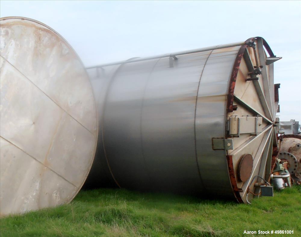 Used- Stainless Steel 25,000 Gallon Tank