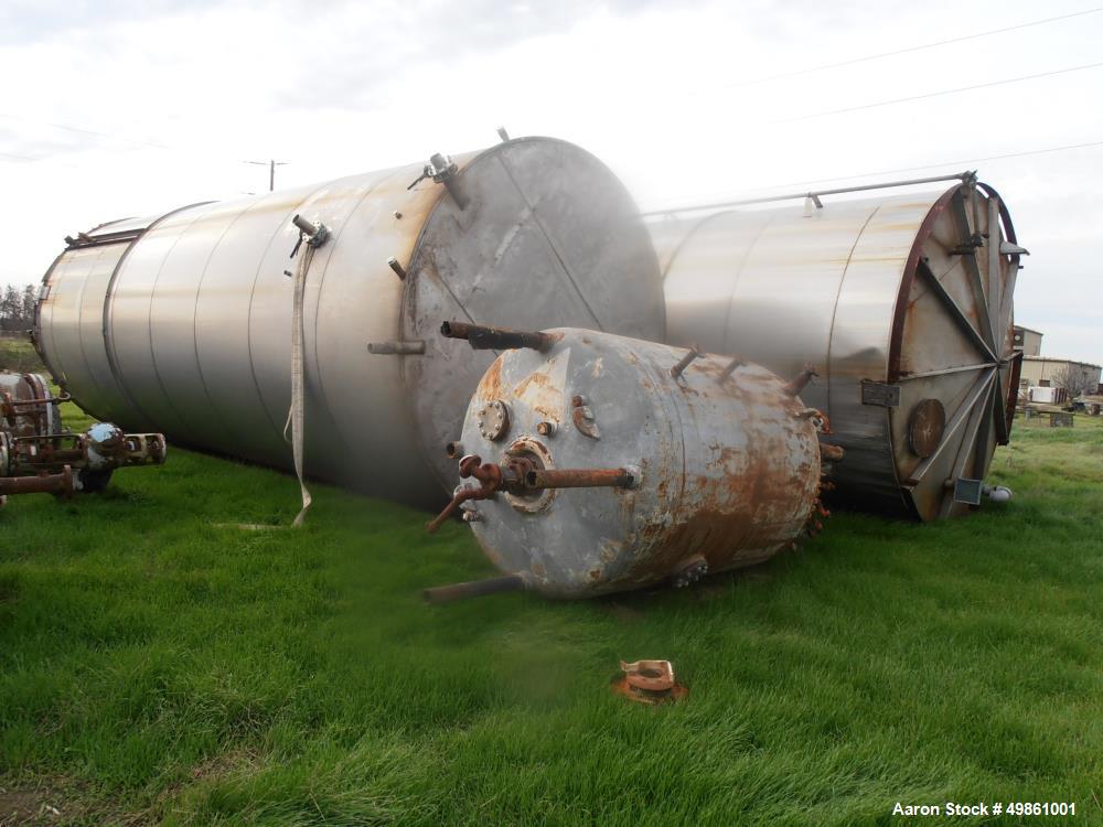 Used- Stainless Steel 25,000 Gallon Tank