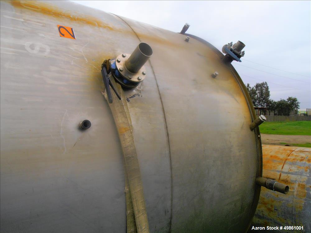 Used- Stainless Steel 25,000 Gallon Tank