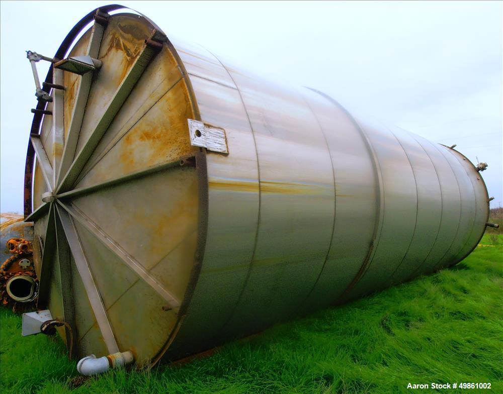 Used- 25,000 Gallon Tank, 316 stainless steel