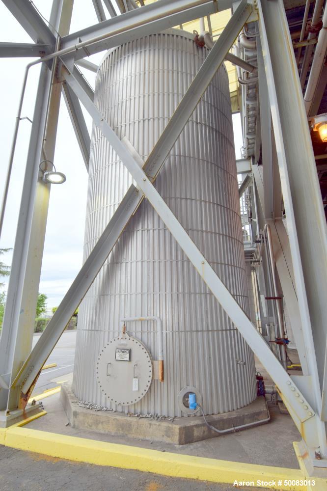 Used Weldway Inc. Tank, 20,000 gallon, 316 Stainless Steel, Vertical. 144