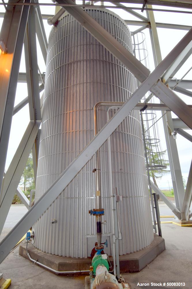 Used Weldway Inc. Tank, 20,000 gallon, 316 Stainless Steel, Vertical. 144