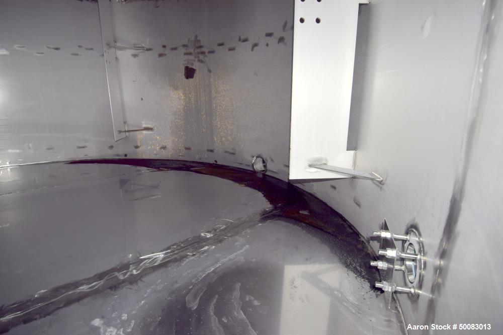 Used Weldway Inc. Tank, 20,000 gallon, 316 Stainless Steel, Vertical. 144