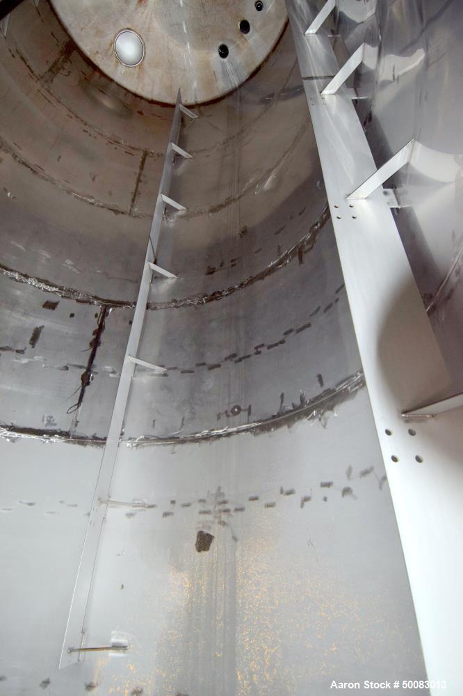 Used Weldway Inc. Tank, 20,000 gallon, 316 Stainless Steel, Vertical. 144