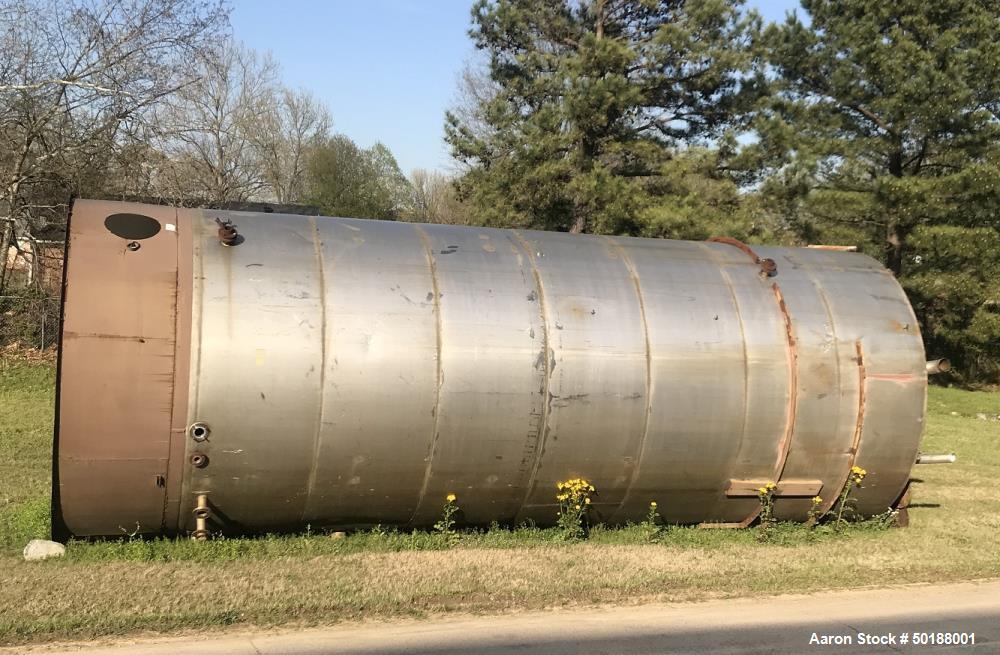 Used- Tank, 24,000 Gallon, Stainless Steel