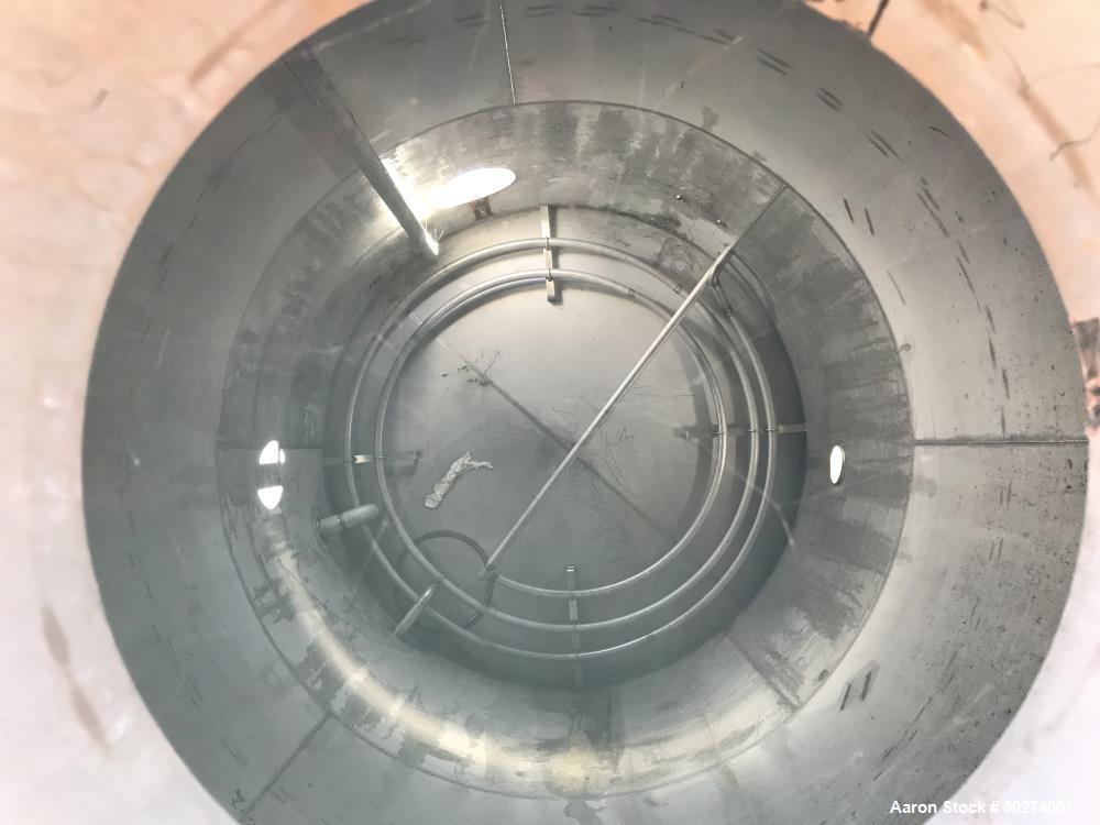 Used 12,000 Gallon Vertical Stainless Steel Tank