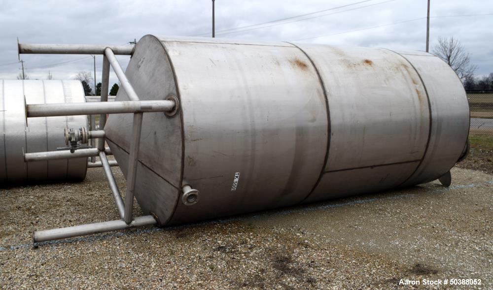 Used- Andy J. Egan Tank, Approximate 5000 Gallon, Vertical