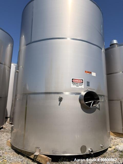 Used JBF 10,380 Gallon 304 Stainless Steel Single Wall Storage Tank