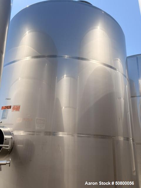 JBF 8,925 Gallon 304 Stainless Steel Process Tank for Bulk Liquid Storage