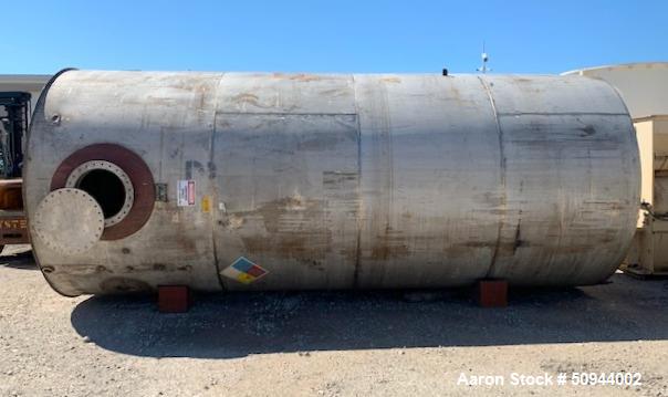 Used Midwest Fabricators, 11,000 Gallon Stainless Steel Storage Tank